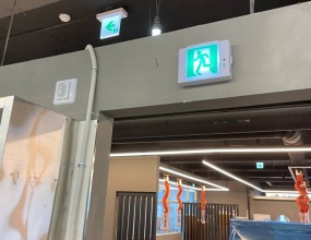 (성남) 일반음식점 양꼬치 소방 스프링클러공사, 소방전기공사 (유도등,감지기 등) 완료