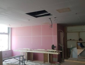 일반음식점 완비증명 방화석고보드 시공