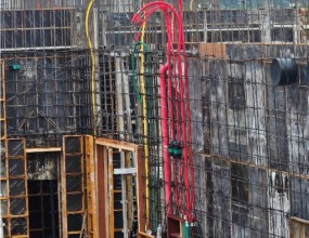 난연 CD배관 및 박스 설치