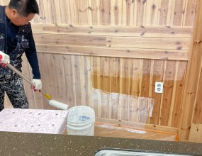 OO 교회 방염 공사 및 방염필증