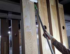 의정부 OO PC방 방염작업사진