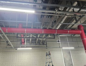 기계실 스프링클러공사